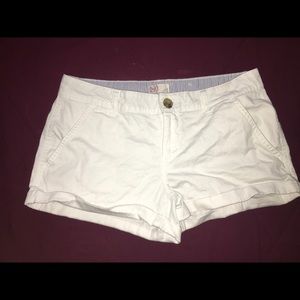 White girl shorts